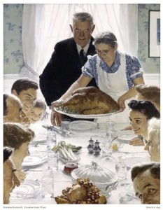 norman rockwell thanksgiving